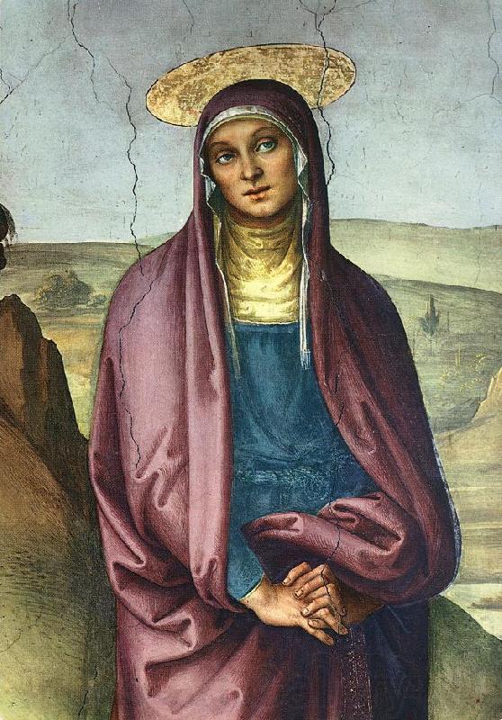 PERUGINO, Pietro The Pazzi Crucifixion (detail Norge oil painting art
